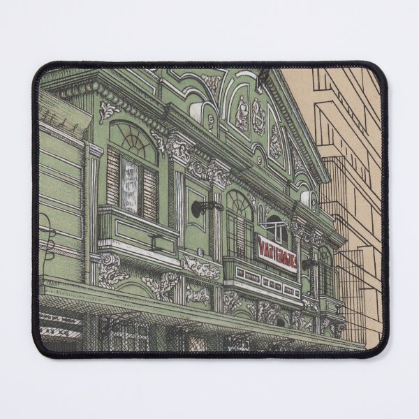 Item preview, Teatro Variedades San Jose - Vintage Cinema & Architecture Illustration designed and sold by JanidAlfaro.