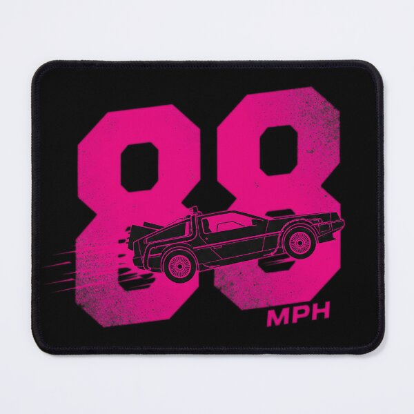 Item preview, 88 MPH Retro Pink Time Machine Graphic designed and sold by Off-Road-Zone.