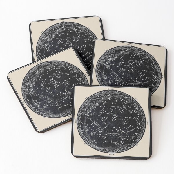 Item preview, CONSTELLATION : Vintage 1963 Star Map Print designed and sold by posterbobs.