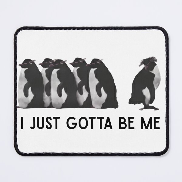 Item preview, I Just Gotta Be Me Penguin Shirt – Funny Cute Penguin Graphic Tee, Animal Meme Shirt, Introvert Humor Gift designed and sold by Printsouf.