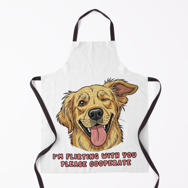 Item preview, I'm Flirting With You Please Cooperate golden retriever designed and sold by TeeARTHY.