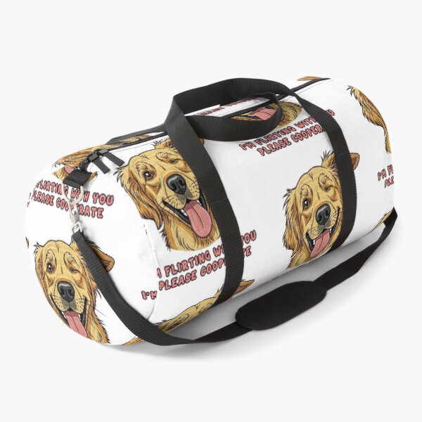 Item preview, I'm Flirting With You Please Cooperate golden retriever designed and sold by TeeARTHY.