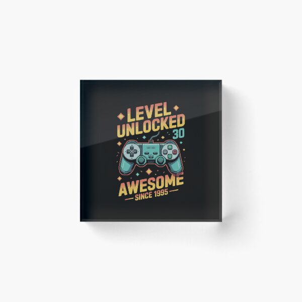 Item preview, Level 30 Unlocked 30th Birthday 30 Year Old Man Gaming0 designed and sold by DigitaldeligArt.
