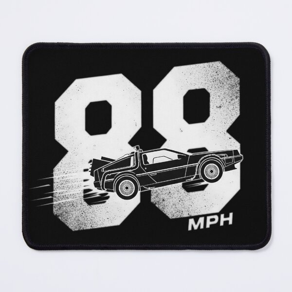 Item preview, 88 MPH Retro White Time Machine Graphic designed and sold by Off-Road-Zone.