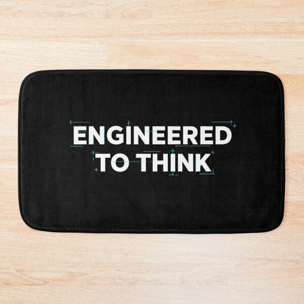 Item preview, Engineered To Think – Engineer Mindset Quote Design designed and sold by oblexwear.