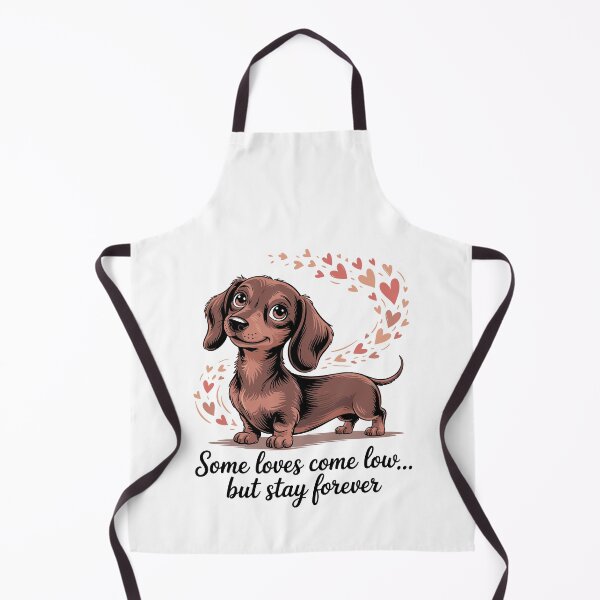 Item preview, Dachshund Valentine Sweet Loyal Dog With Swirling Hearts designed and sold by MuniraWearify.