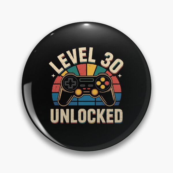 Artikelvorschau, Level 30 freigeschaltet – Videospieler feiert 30. Geburtstag entworfen und verkauft von DigitaldeligArt.