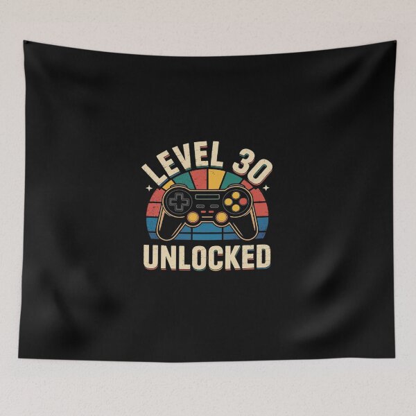 Artikelvorschau, Level 30 freigeschaltet – Videospieler feiert 30. Geburtstag entworfen und verkauft von DigitaldeligArt.