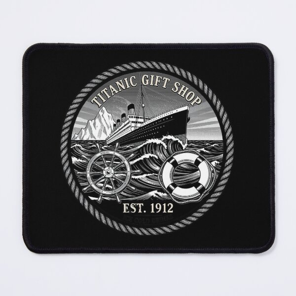 Item preview, Titanic Gift Shop Est 1912 - Ice Cold Drinks Vintage Nautical designed and sold by w66aboo.