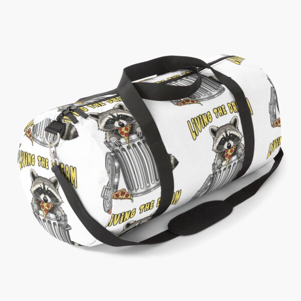 Item preview, Living the Dream Pizza Trash Raccoon designed and sold by TeeARTHY.