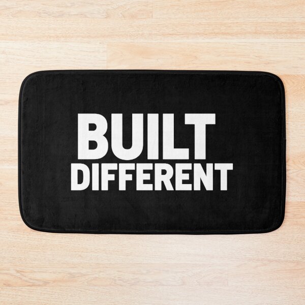 Item preview, Built Different Bold Minimalist Motivational Typography designed and sold by Silent Watch Threads..