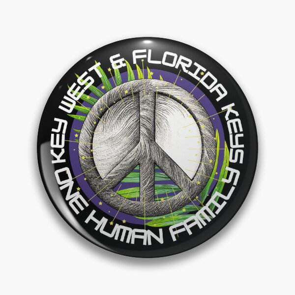 Item preview, Burst of Peace Love Joy One Human Family - Key West and the Florida Keys Motto  designed and sold by Catawampus-Cat.