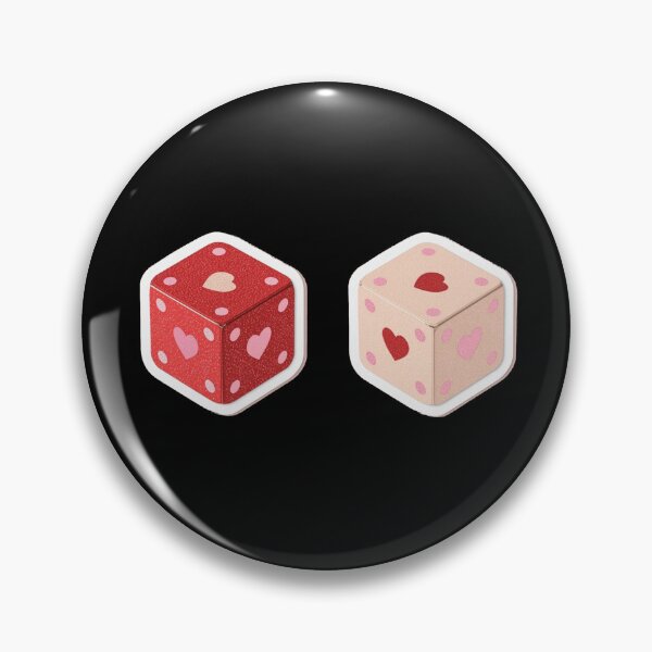 Item preview, love dice  you deserve a treat - heart dice  designed and sold by zuzzelek44.