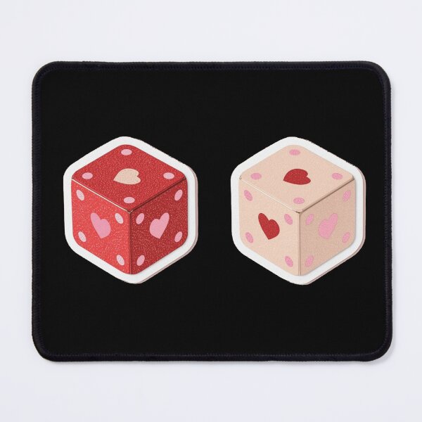 Item preview, love dice you deserve a treat - heart dice designed and sold by zuzzelek44.