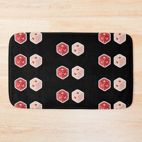 Item preview, love dice  you deserve a treat - heart dice  designed and sold by zuzzelek44.