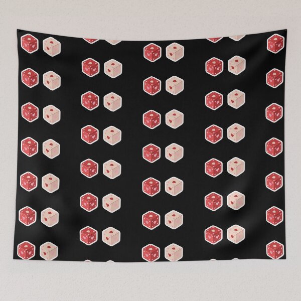 Item preview, love dice  you deserve a treat - heart dice  designed and sold by zuzzelek44.