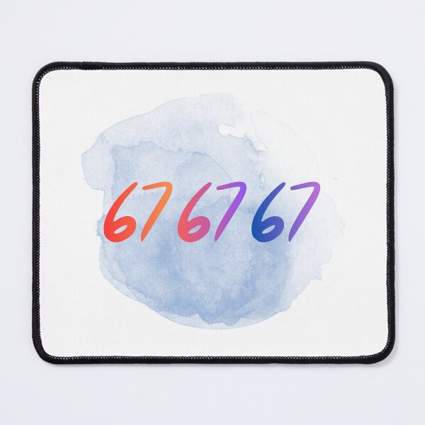 Item preview, 67 / Six Seven – Youth Slang Illustration designed and sold by iamKRUK.