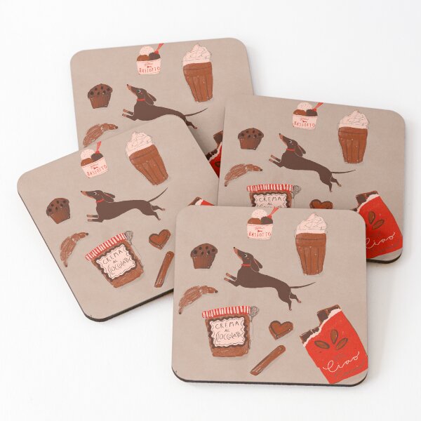 Item preview, Dachshund and Chocolate designed and sold by Orangerie66.