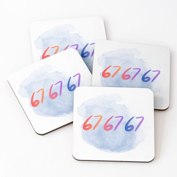 Item preview, 67 / Six Seven – Youth Slang Illustration designed and sold by iamKRUK.