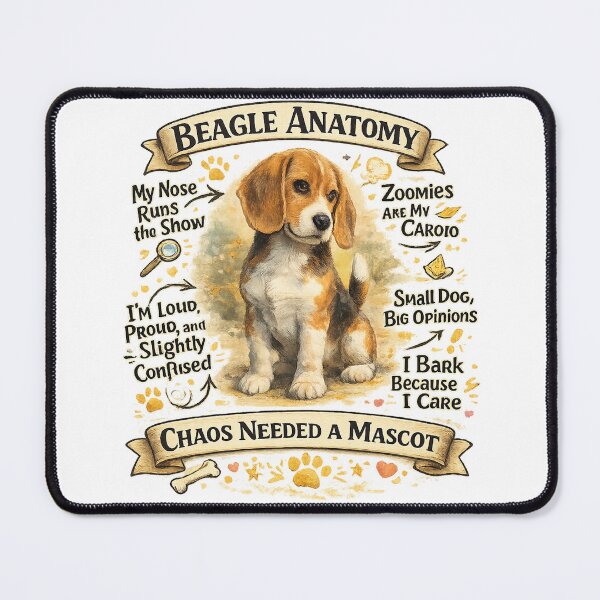Item preview, Beagle Anatomy – Funny Dog Lover designed and sold by The Good Boy Collective.
