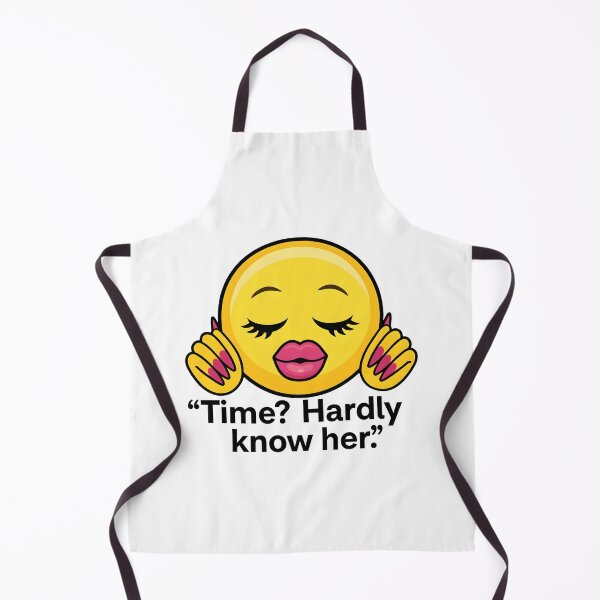 Item preview, "Time? Hardly Know her" Sassy Nails emoji designed and sold by midmayor249.