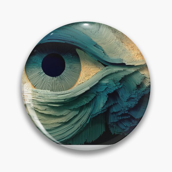 Item preview, The Digital Horizon: Omniscient Voxel Eye designed and sold by AM-Fine-Designs.