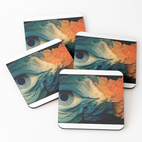 Item preview, The Digital Horizon: Omniscient Voxel Eye designed and sold by AM-Fine-Designs.