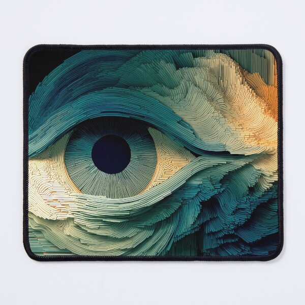 Item preview, The Digital Horizon: Omniscient Voxel Eye designed and sold by AM-Fine-Designs.