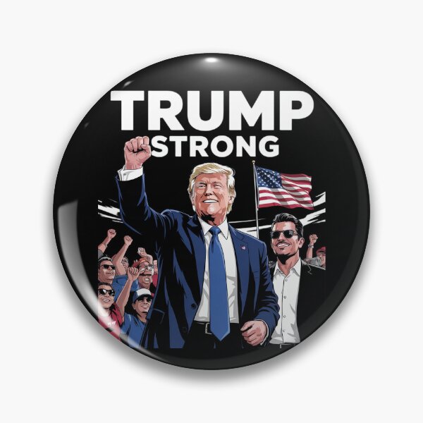Item preview, Trump Strong Fist Hand US Vote Trump Survives Rally designed and sold by MarkLeedsArt.