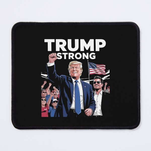 Item preview, Trump Strong Fist Hand US Vote Trump Survives Rally designed and sold by MarkLeedsArt.