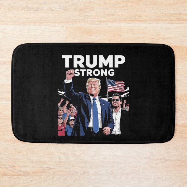 Item preview, Trump Strong Fist Hand US Vote Trump Survives Rally designed and sold by MarkLeedsArt.