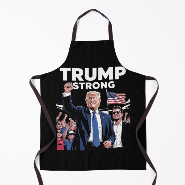 Item preview, Trump Strong Fist Hand US Vote Trump Survives Rally designed and sold by MarkLeedsArt.