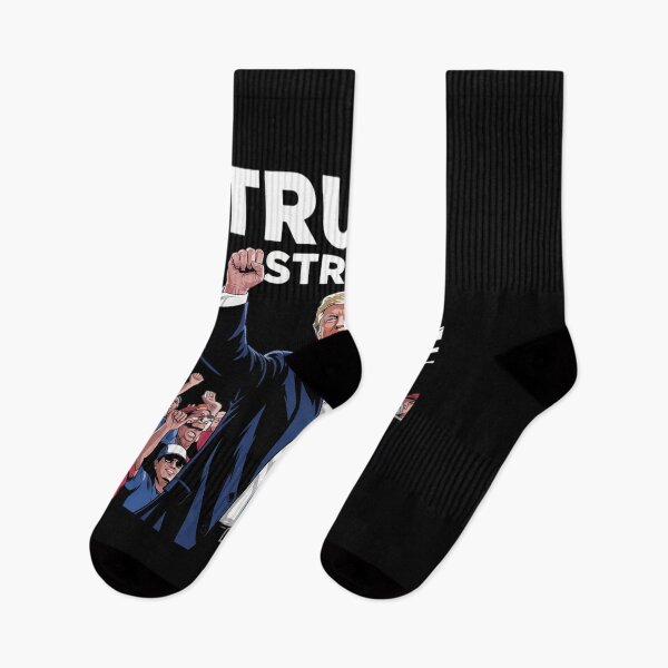 Item preview, Trump Strong Fist Hand US Vote Trump Survives Rally designed and sold by MarkLeedsArt.