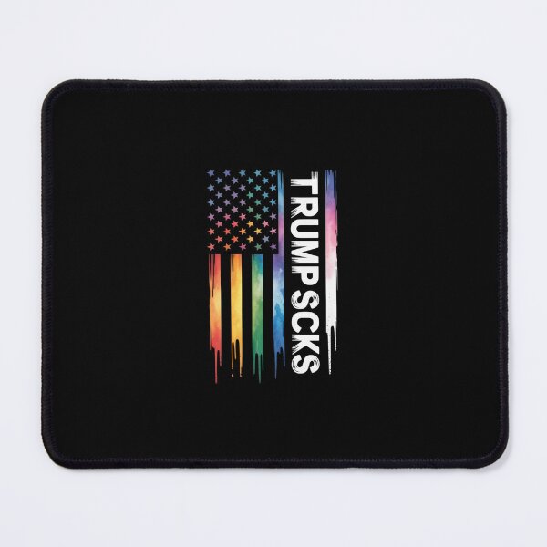 Item preview, Trump Sucks United States Distressed Rainbow w US Flag designed and sold by SyntaxClaw.