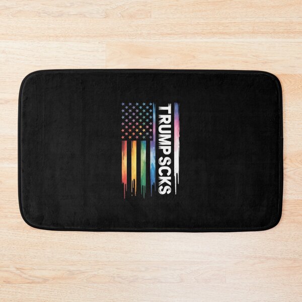 Item preview, Trump Sucks United States Distressed Rainbow w US Flag designed and sold by SyntaxClaw.