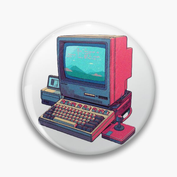 Item preview, Retro Vintage Gamer PC Computer designed and sold by WHITE FLAME PRINTS.