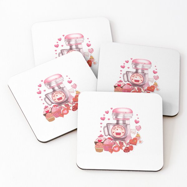 Item preview, Valentine’s Day Baker Stand Mixer Be Mine Cupcakes Hearts Baking Love designed and sold by MerryHillStudio.
