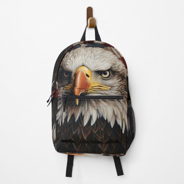 Item preview, Stunning patriotic American flag bald eagle print designed and sold by dcrc.
