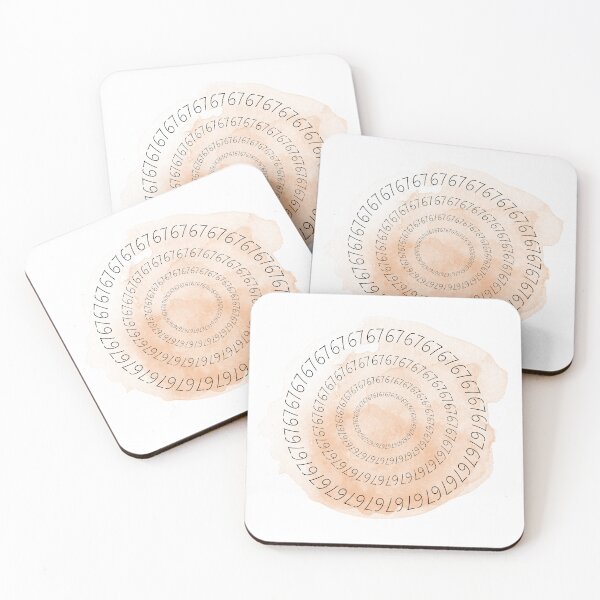 Item preview, 67 / Six Seven Forming a Circle – Typographic Illustration designed and sold by iamKRUK.