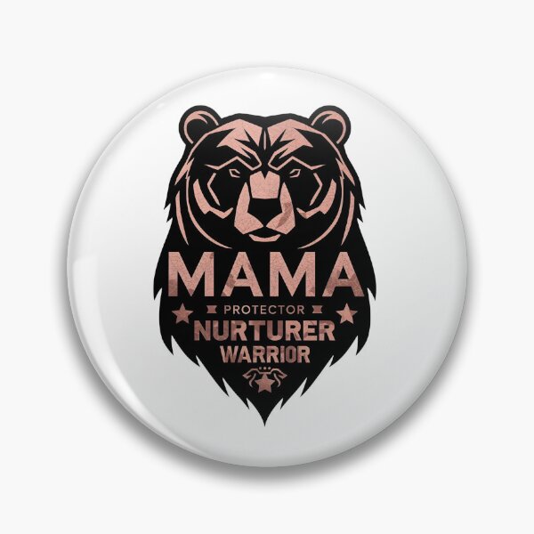 Item preview, Mama Bear Protector Nurturer Warrior - Strong Mother's Day Rose Gold Art designed and sold by Latikshop.