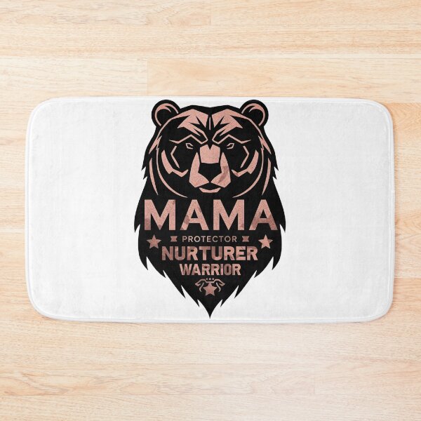 Item preview, Mama Bear Protector Nurturer Warrior - Strong Mother's Day Rose Gold Art designed and sold by Latikshop.