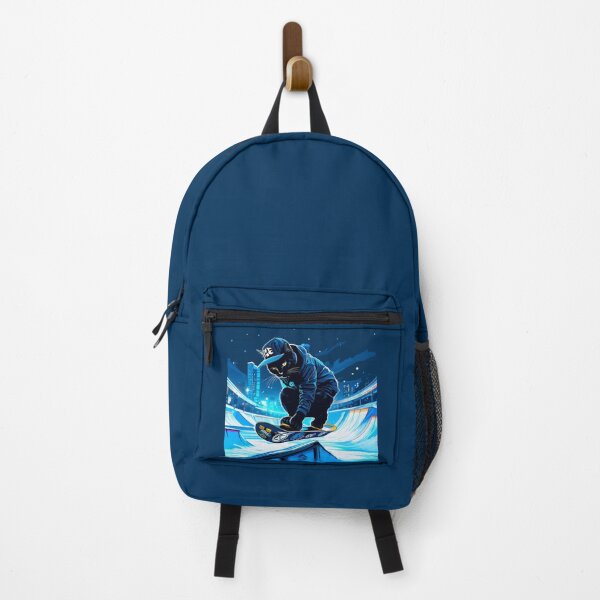 Item preview, Cat Snowboarding Streetwear Illustration 360 spin designed and sold by Uglyandcute.
