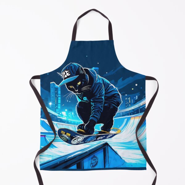 Item preview, Cat Snowboarding Streetwear Illustration 360 spin designed and sold by Uglyandcute.