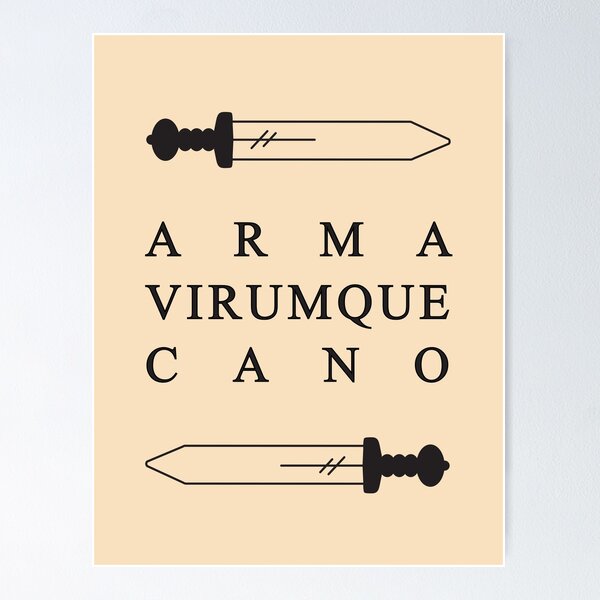 Item preview, ARMA VIRUMQUE CANO designed and sold by flaroh.