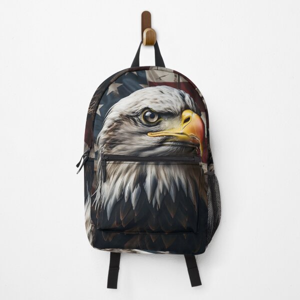 Item preview, Stunning patriotic American flag bald eagle print designed and sold by dcrc.