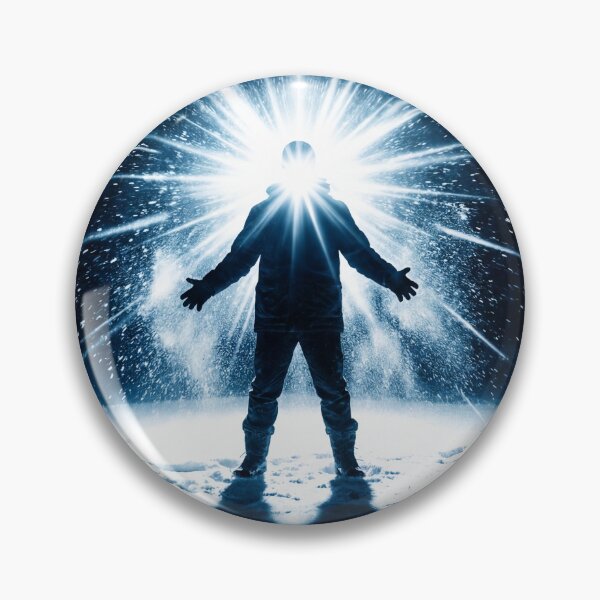 Item preview, The Void's Cold Call Sci-Fi Horror Poster Inspired by The Thing 1982, Antarctica Ice Silhouette Wall Art, Cinematic Movie Print Decor designed and sold by AbstractAuraArt.
