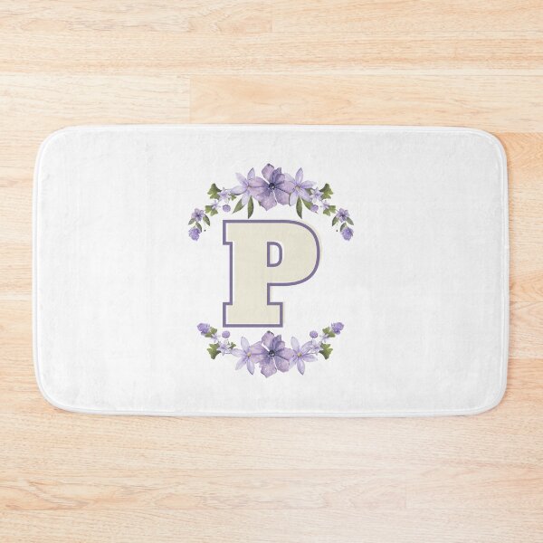 Item preview, Letter P Monogram with Flowers – Elegant Floral Initial Design designed and sold by OmikronStore.