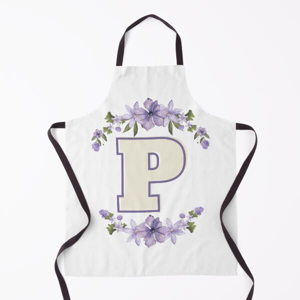 Item preview, Letter P Monogram with Flowers – Elegant Floral Initial Design designed and sold by OmikronStore.