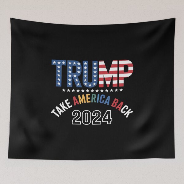 Item preview, Trump Take American Back USA LGBT Rainbow Pride Gay Lesbian designed and sold by MarkLeedsArt.