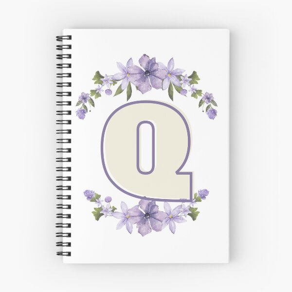 Item preview, Letter Q Monogram with Flowers – Elegant Floral Initial Design designed and sold by OmikronStore.
